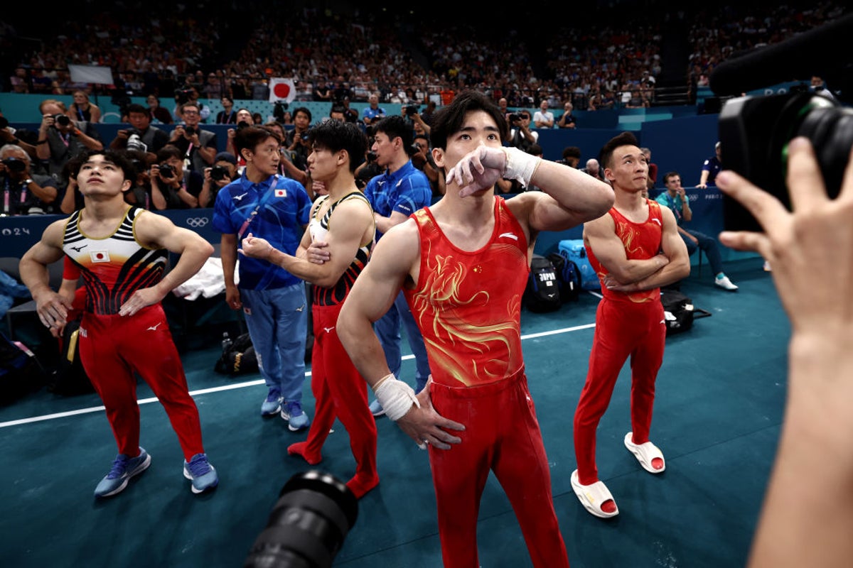 China’s gymnastics nightmare continues on second round of Olympics heartbreak