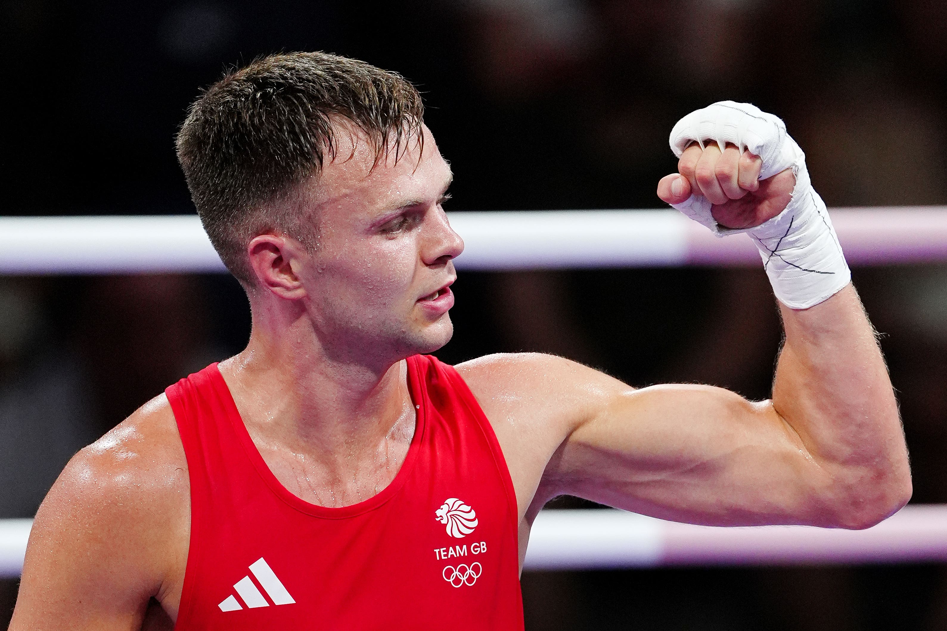 Lewis Richardson kept Great Britain’s Olympic boxing hopes alive (Peter Byrne/PA)