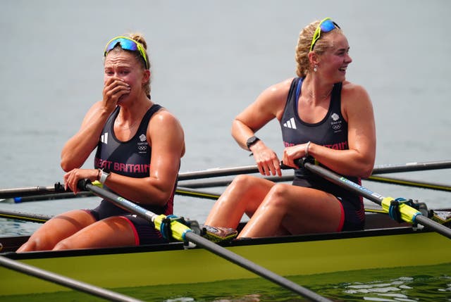 <p>Family members of the Team GB rowing quartet said the race was ‘nail-biting’ (Mike Egerton/PA)</p>