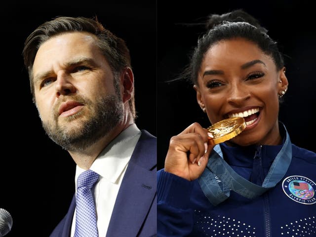 <p>Se hace viral comentario poco acertado de J. D. Vance sobre Simone Biles</p>