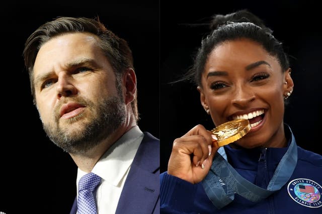<p>Se hace viral comentario poco acertado de J. D. Vance sobre Simone Biles</p>