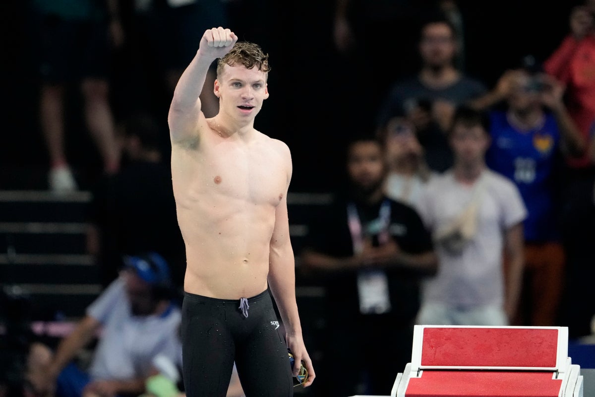 Léon Marchand pulls off one of the most audacious doubles in swimming history at the Paris Olympics