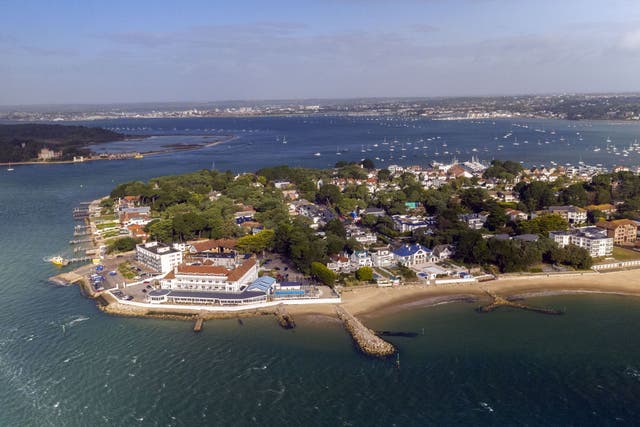 Sandbanks in Poole, Dorset has been identified as the most expensive seaside area to buy a home (Steve Parsons/PA)