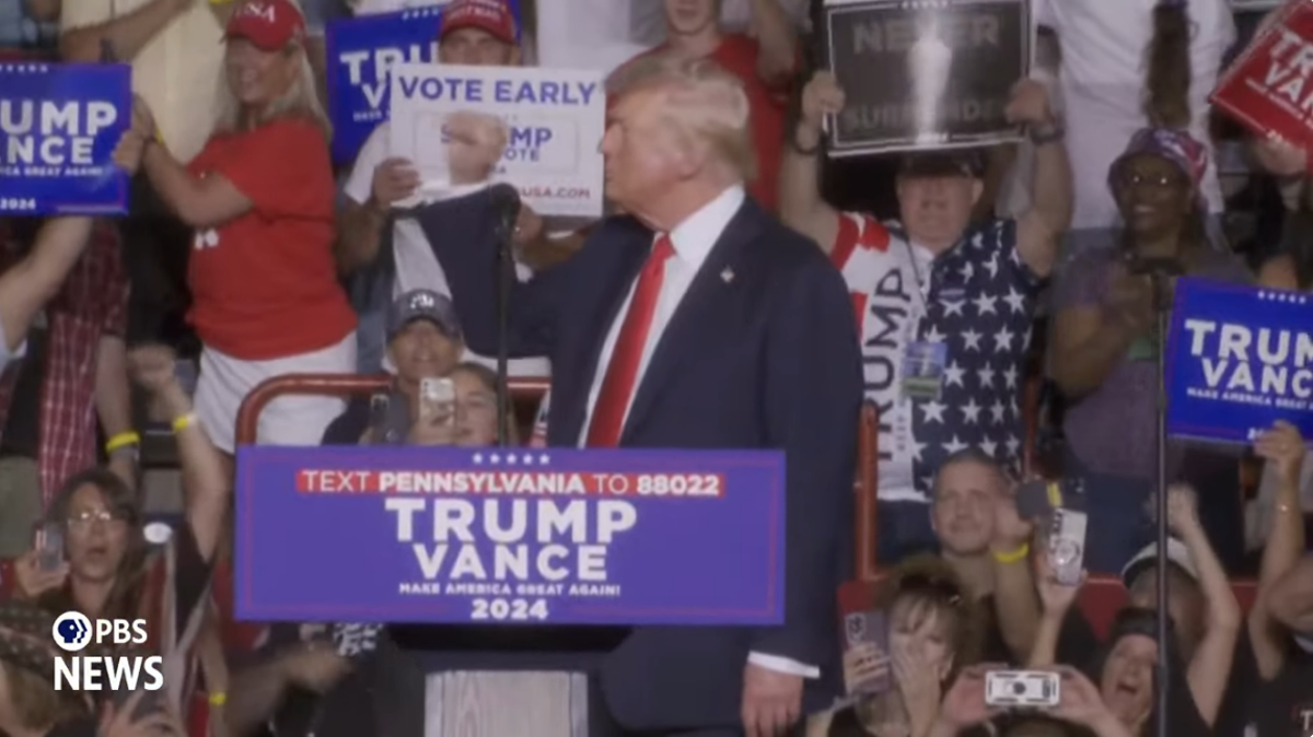 Trump returns for indoor Pennsylvania rally for first time since assassination attempt in state