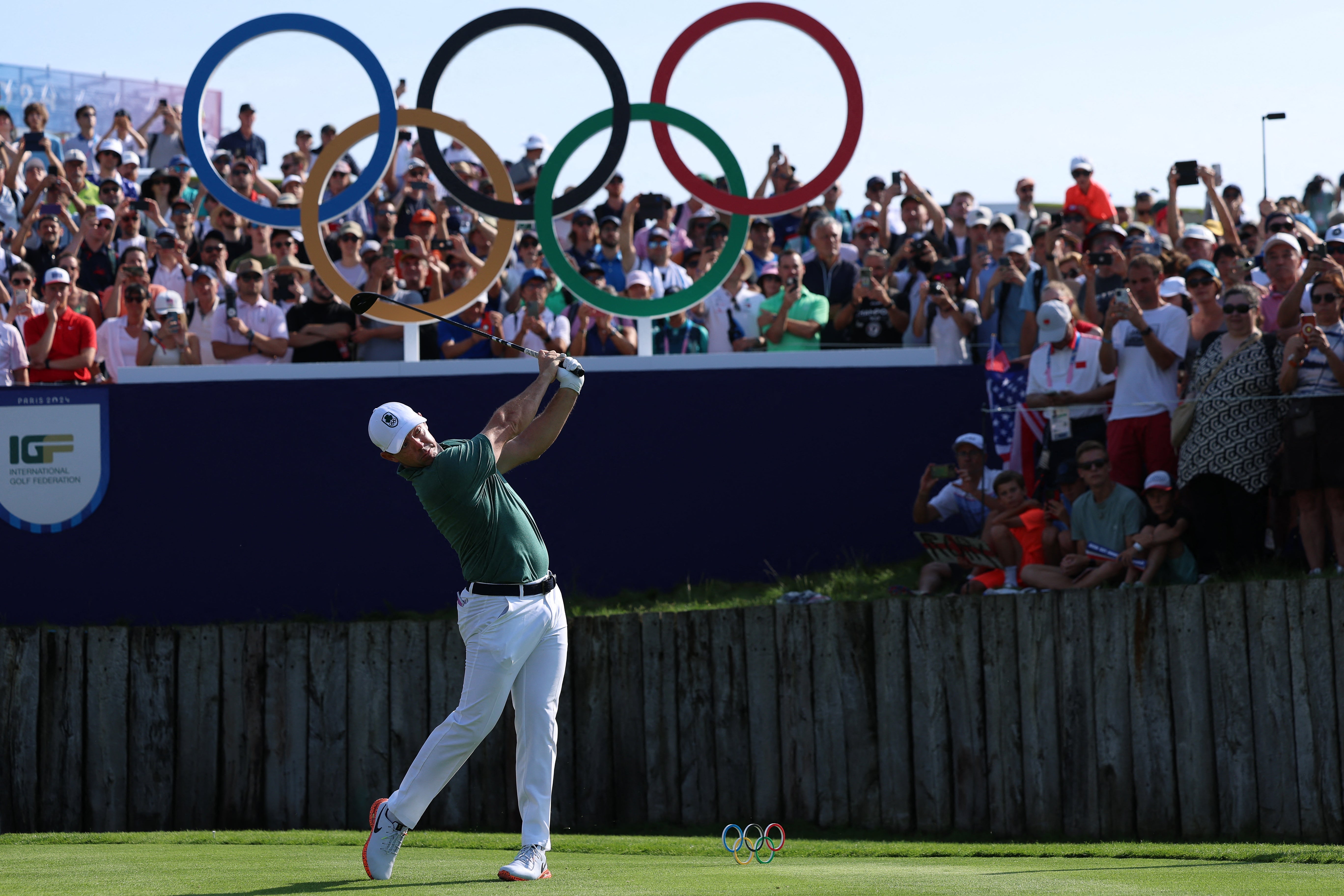 Rory McIlroy was impressed by the ‘awesome’ Olympic atmosphere