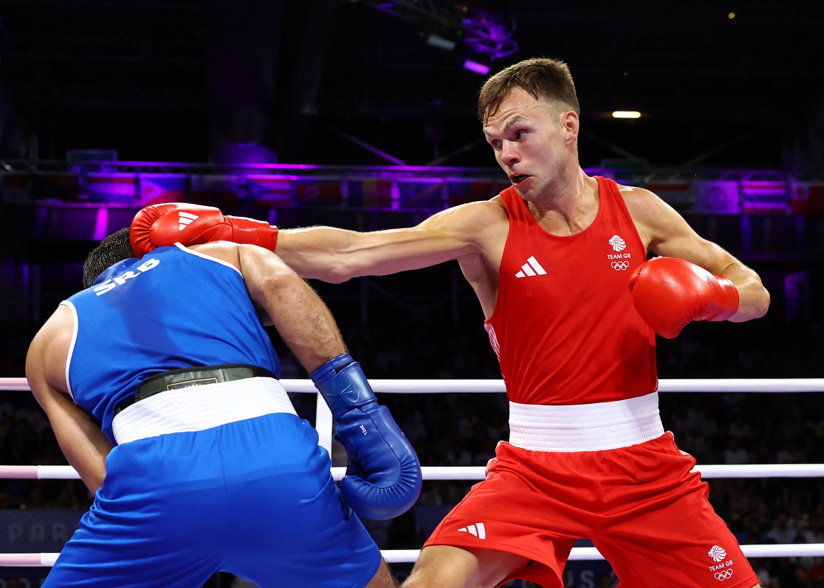 Lewis Richardson defeated Serbia’s Vakhid Abbasov to reach Olympic quarter-finals