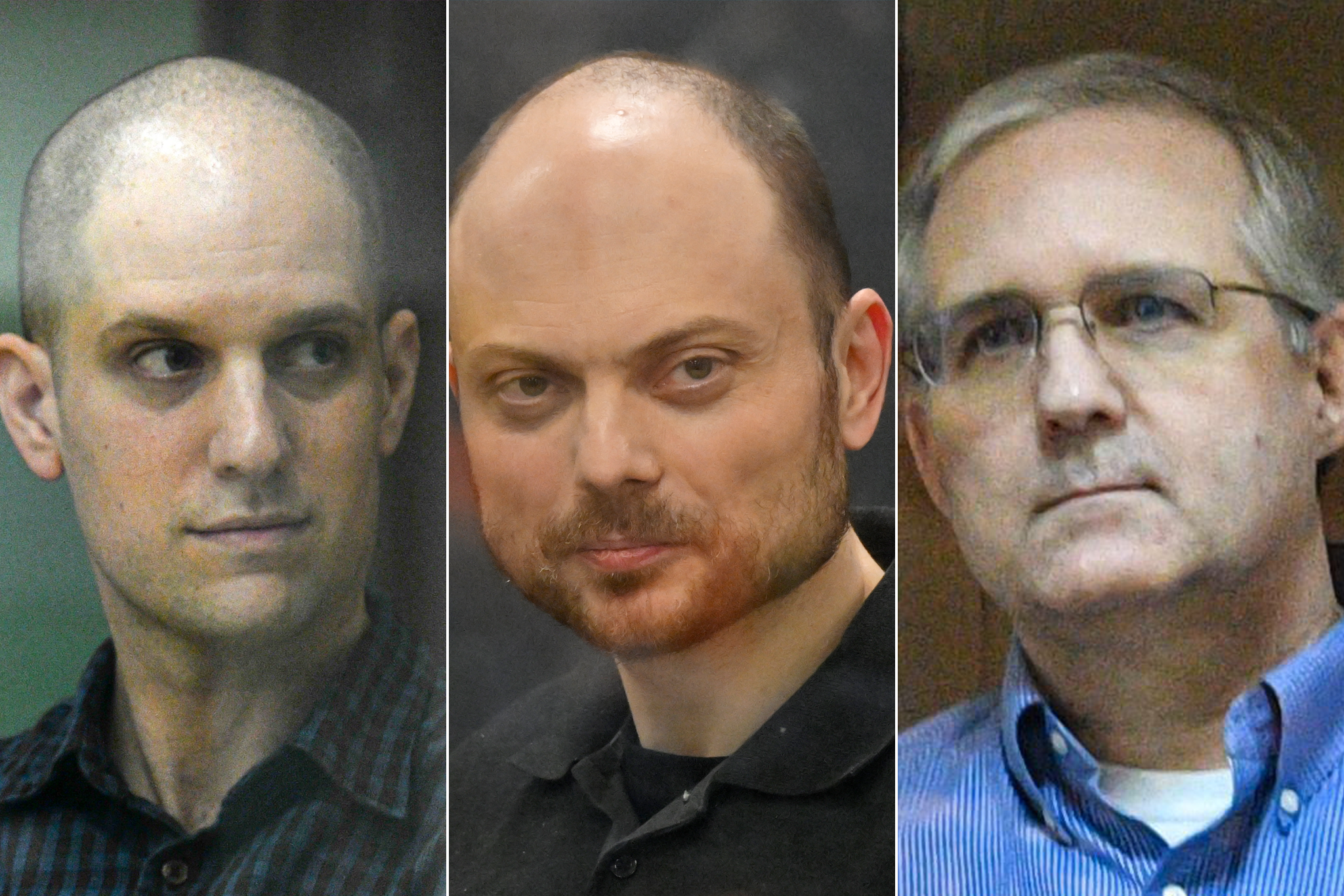 Evan Gershkovich, Vladimir Kara-Murza and Paul Whelan are among those set to be released on Thursday