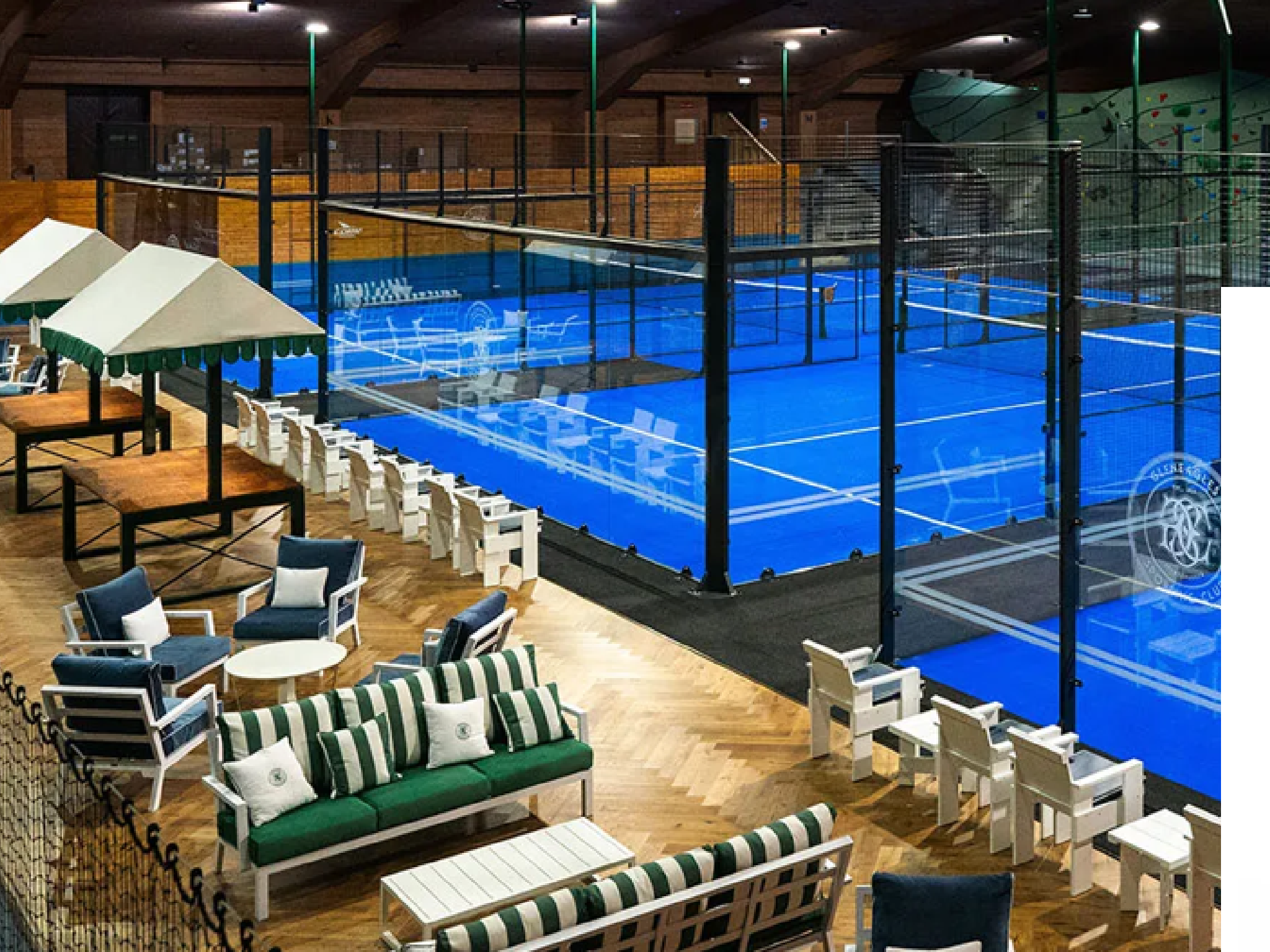 There is only one singles padel court in the whole of Scotland