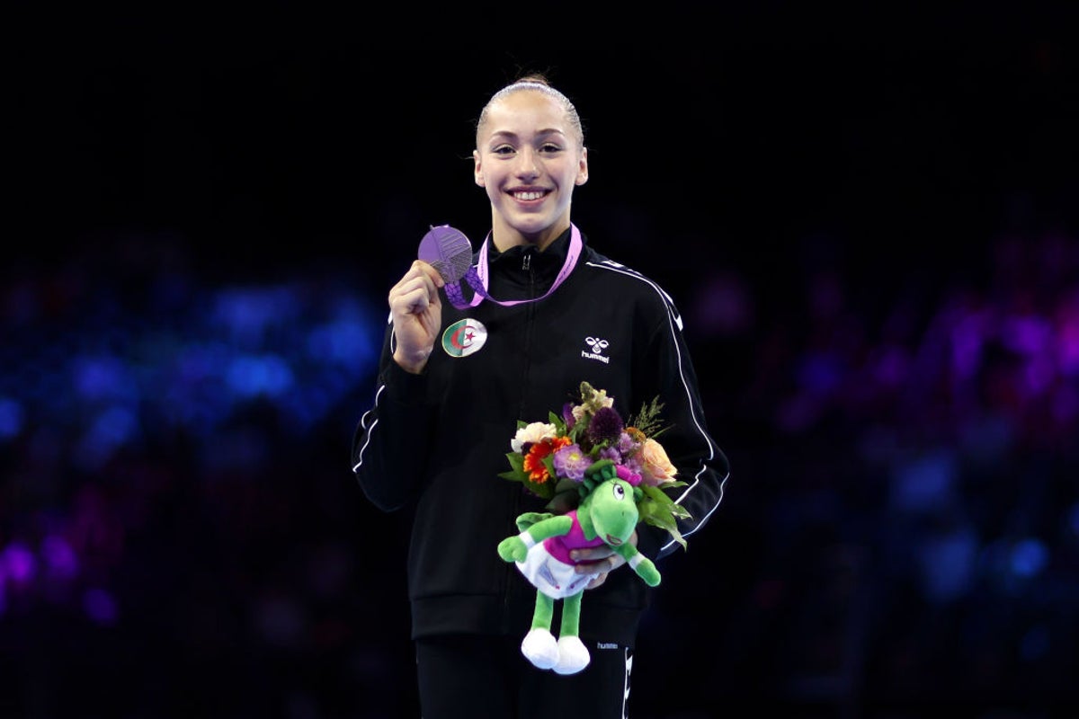 Who is Kaylia Nemour? The French-born gymnast bidding to make Olympics history for Algeria