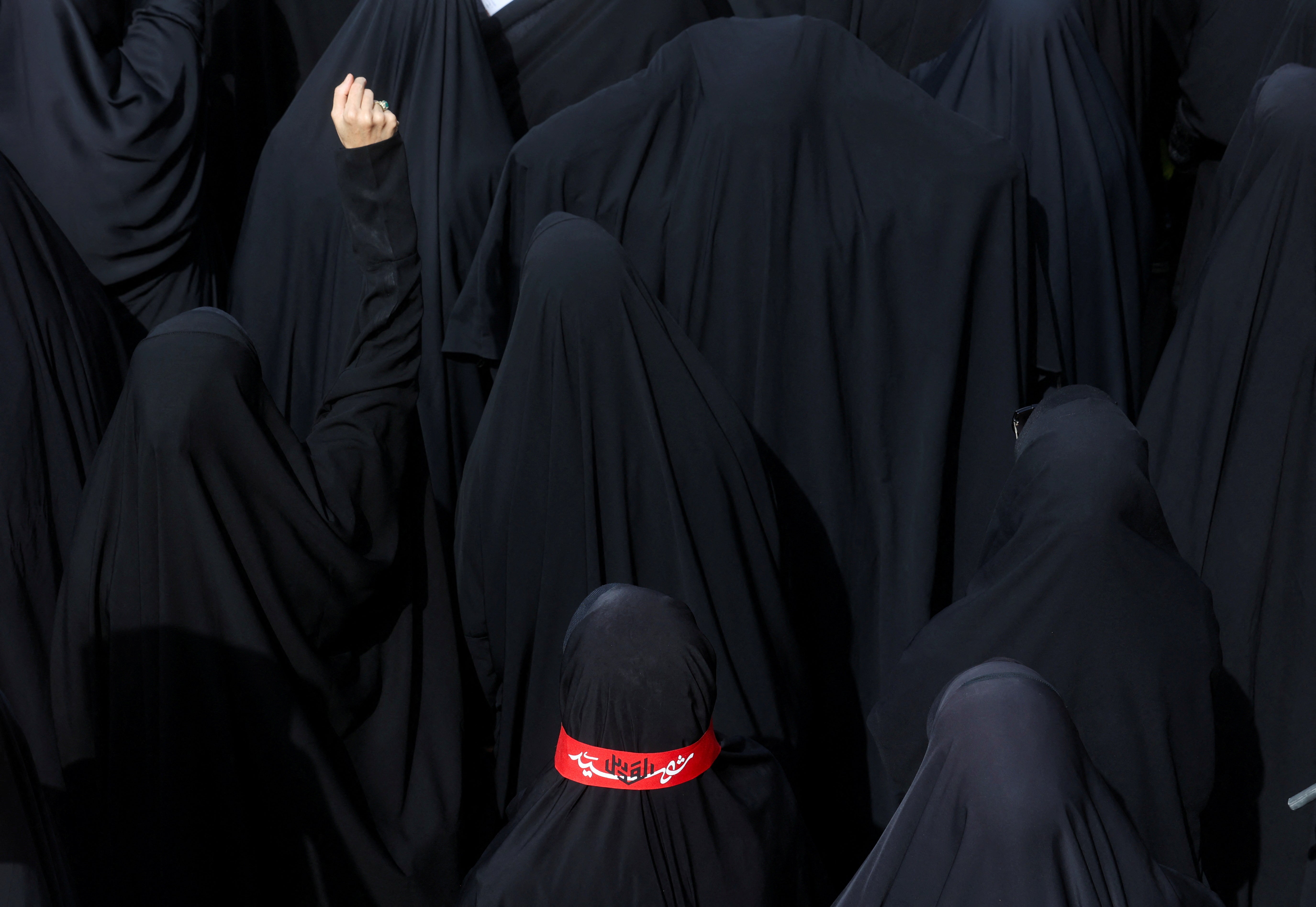 Iranians attend the funeral procession of assassinated Hamas chief, Ismail Haniyeh