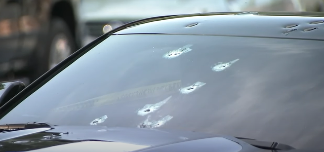 <p>A three-month-old baby was shot in the chest by two armed gunmen in Chicago on Saturday what appears to be a targeted attack on his father </p>