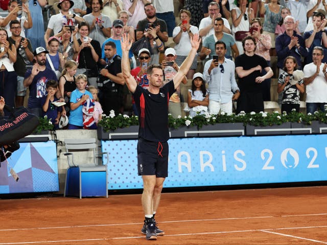 <p>Andy Murray played the final match of his career at the Olympics </p>