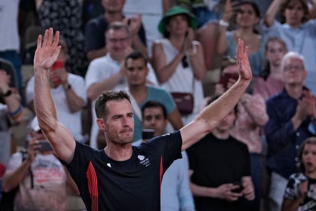 Andy Murray waved goodbye to tennis at Roland Garros (Andy Wong/AP)