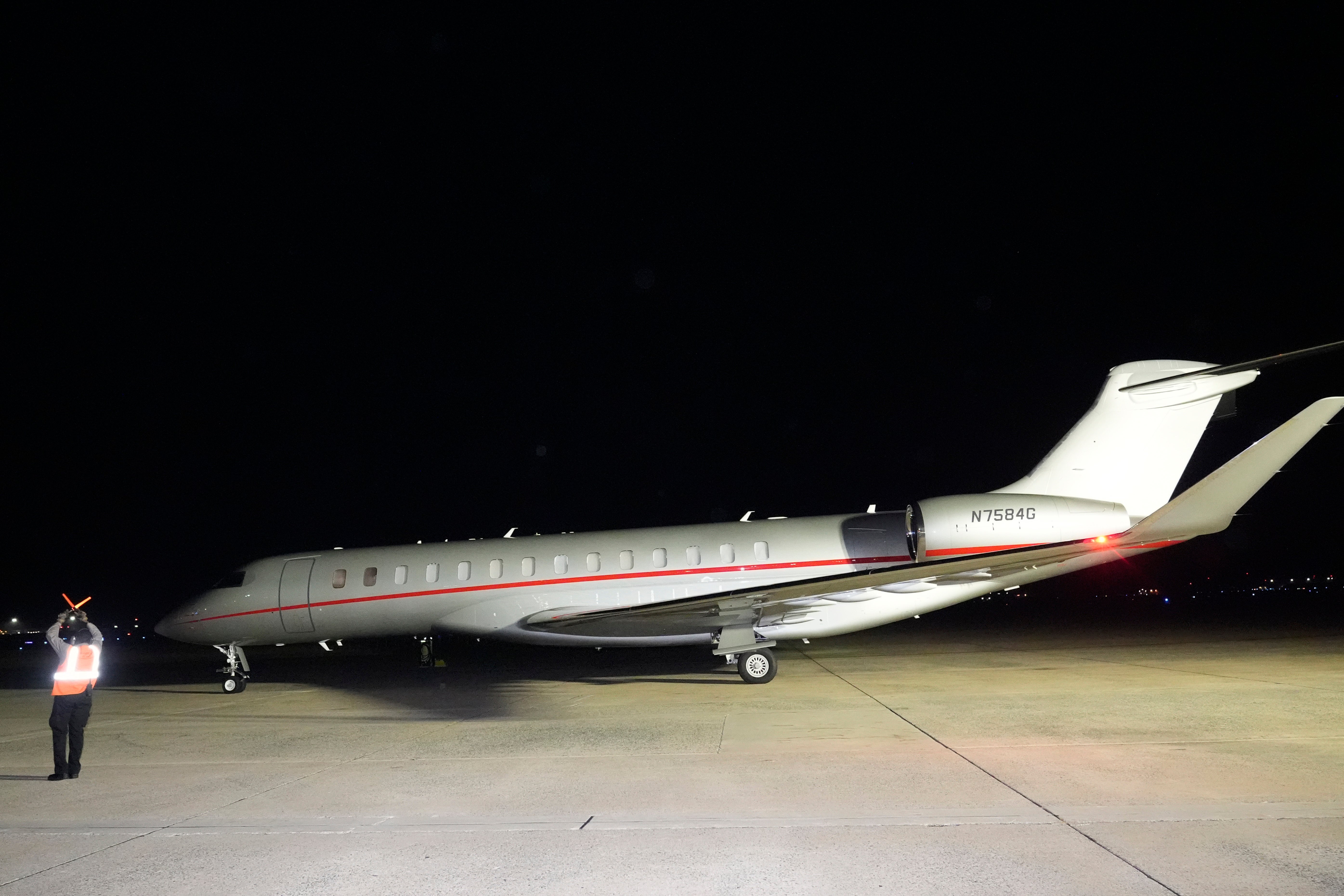 The plane carrying reporters Evan Gershkovich, Alsu Kurmasheva and Paul Whelan arrived at Andrews Air Force Base