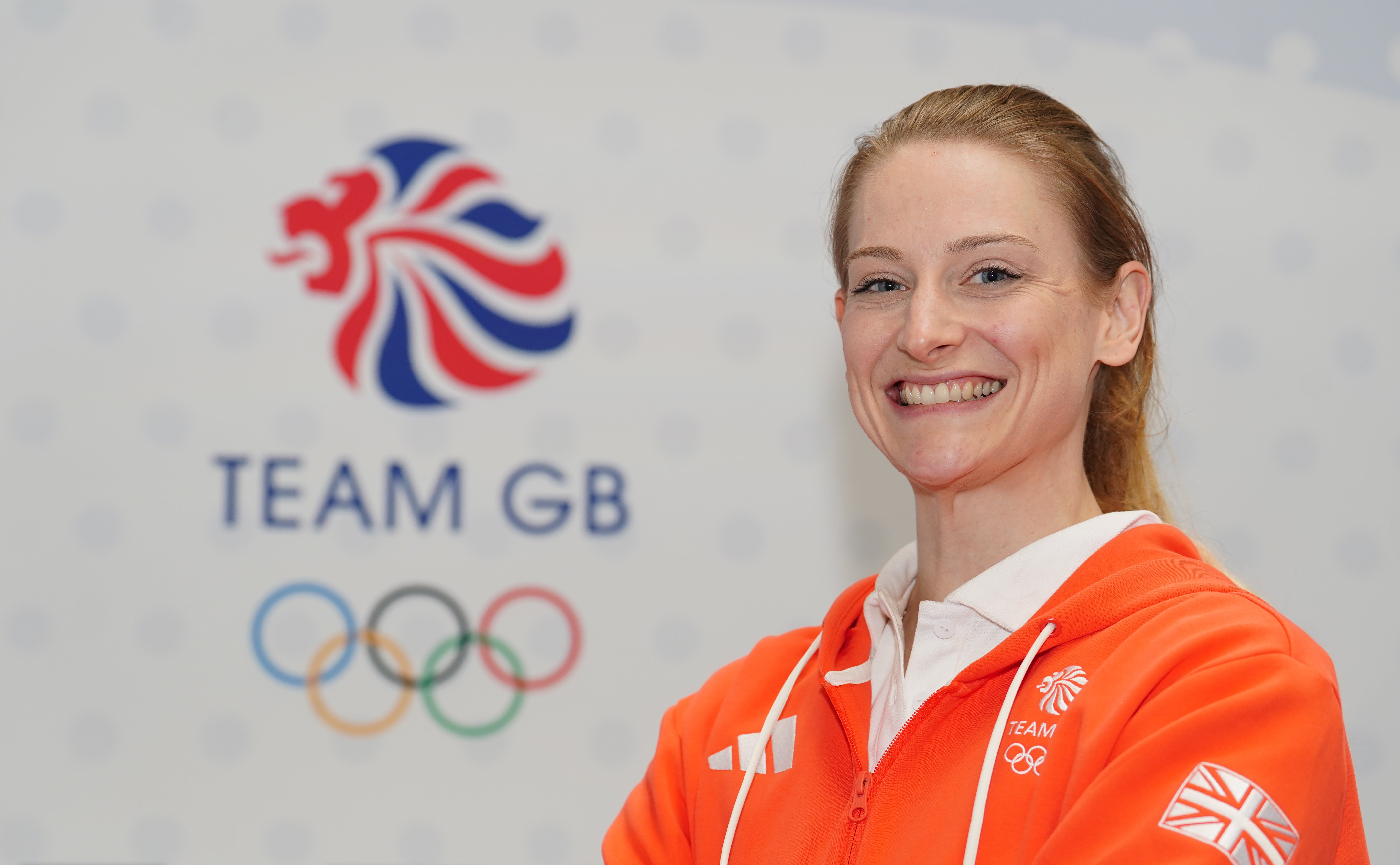 Bryony Page during a Team GB kitting out (David Davies/PA)