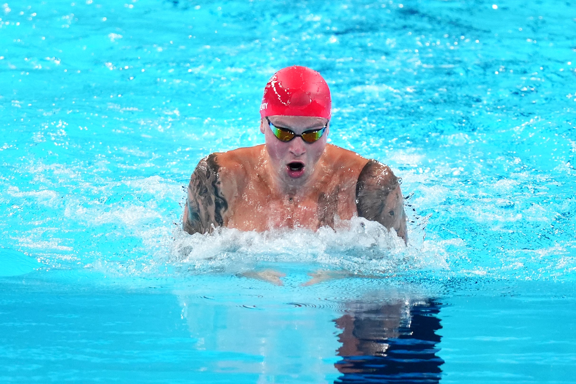 Adam Peaty in action in the pool (John Walton)