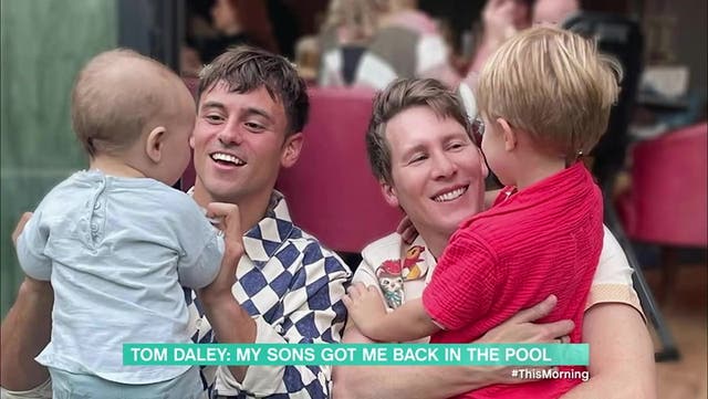 <p>Tom Daley opens up on parenting struggles during Olympic journey.</p>