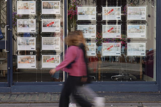 <p>First-time homebuyers driving mortgage demand as costs trickle down, Skipton says (Jonathan Brady/PA)</p>