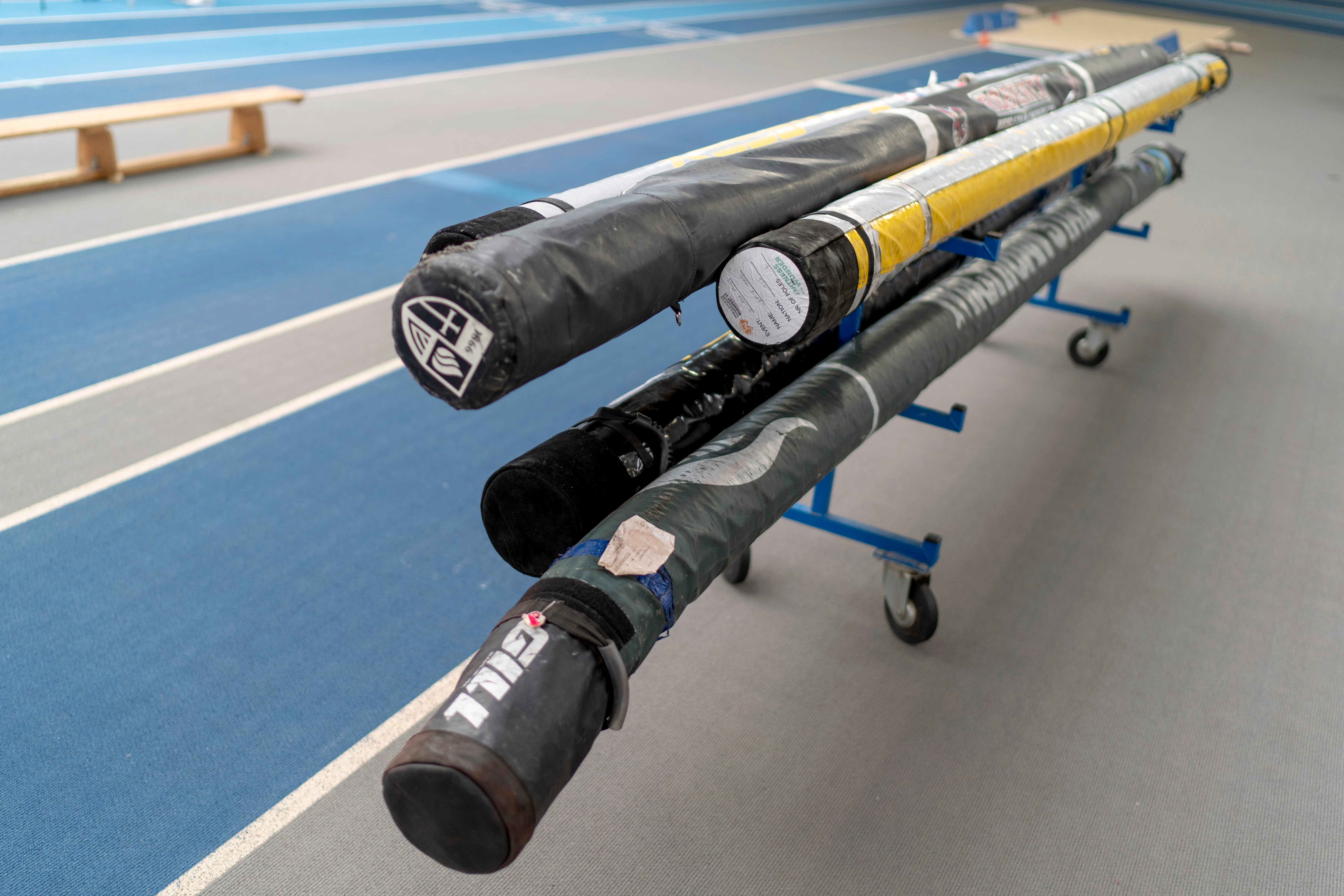 For Olympic pole vaulters hammer throwers getting there with your equipment is half the fun The Independent