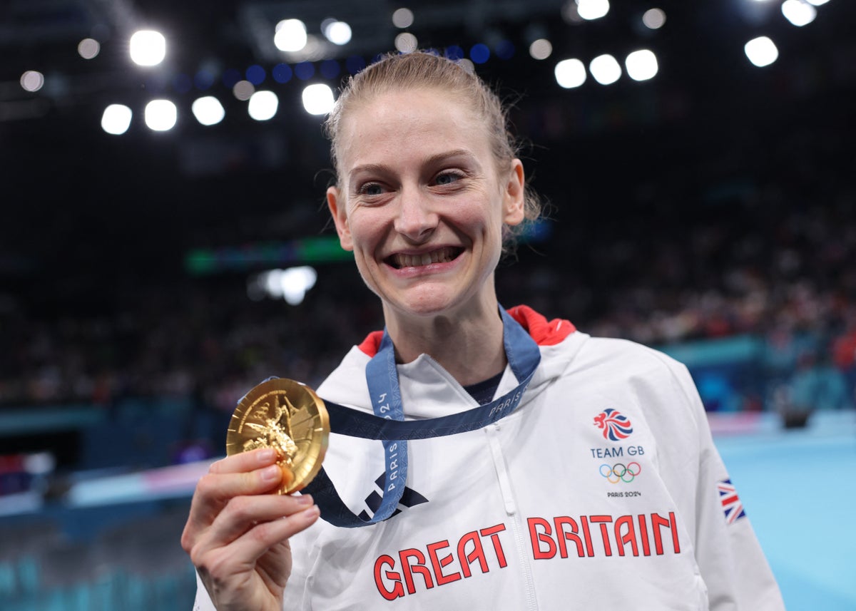 Bryony Page bounced back like none other to claim trampolining Olympic gold