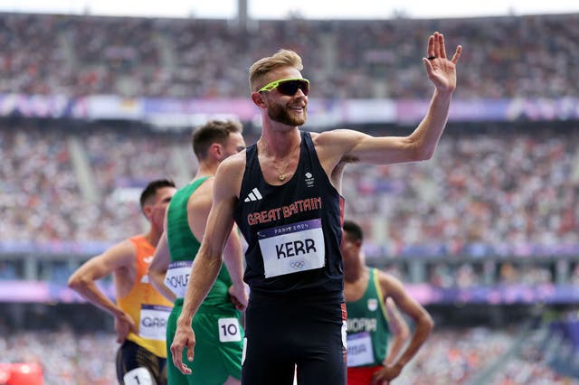 <p>Kerr, the world 1500m champion, advanced to the semi-finals on Friday  </p>