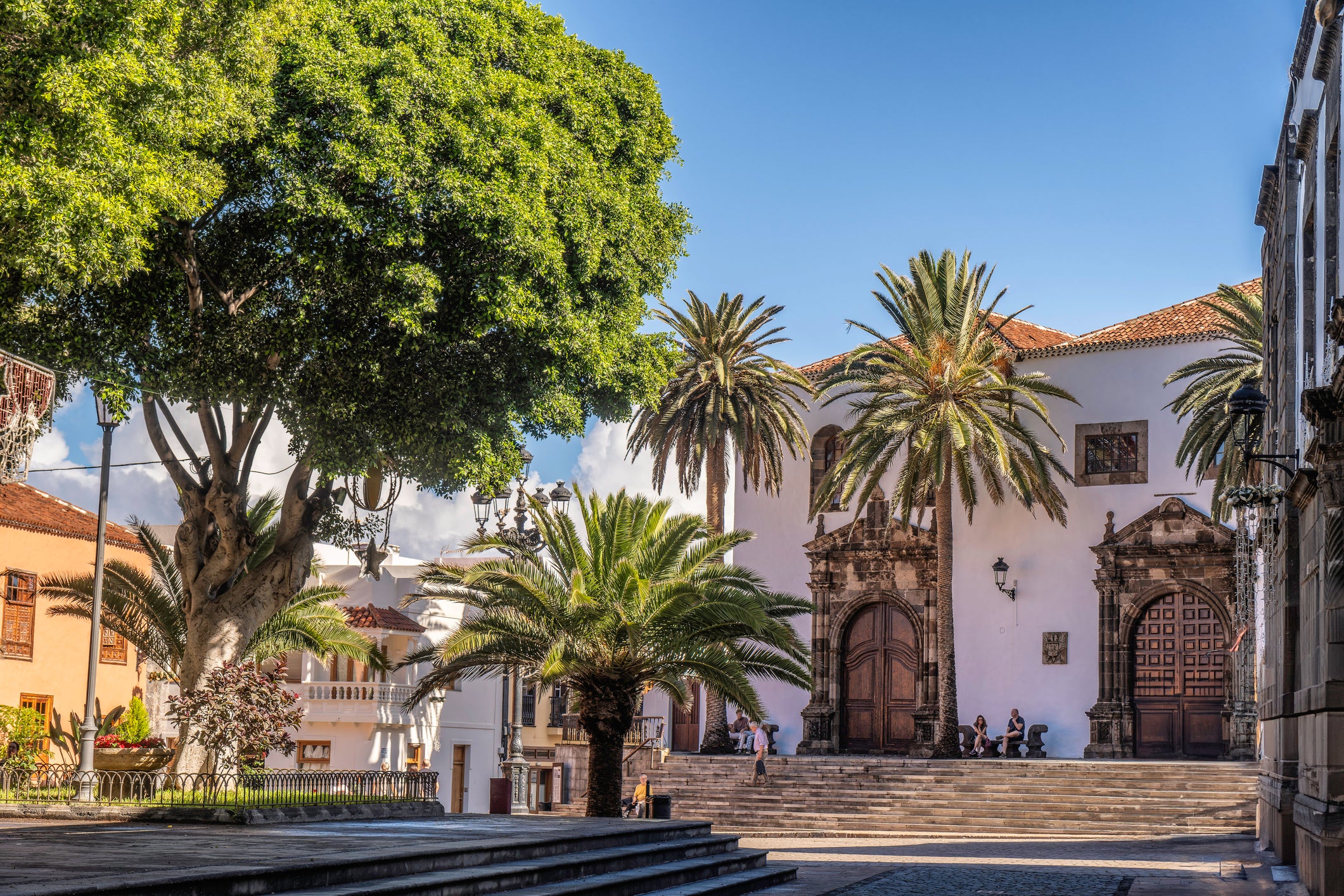 Central place Plaza de la Libertad in Garachico