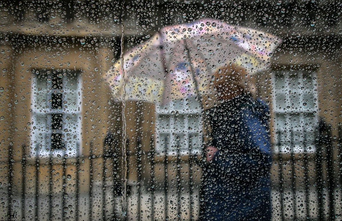 Flood alerts issued in England as rain sweeps across UK marking end to heatwave