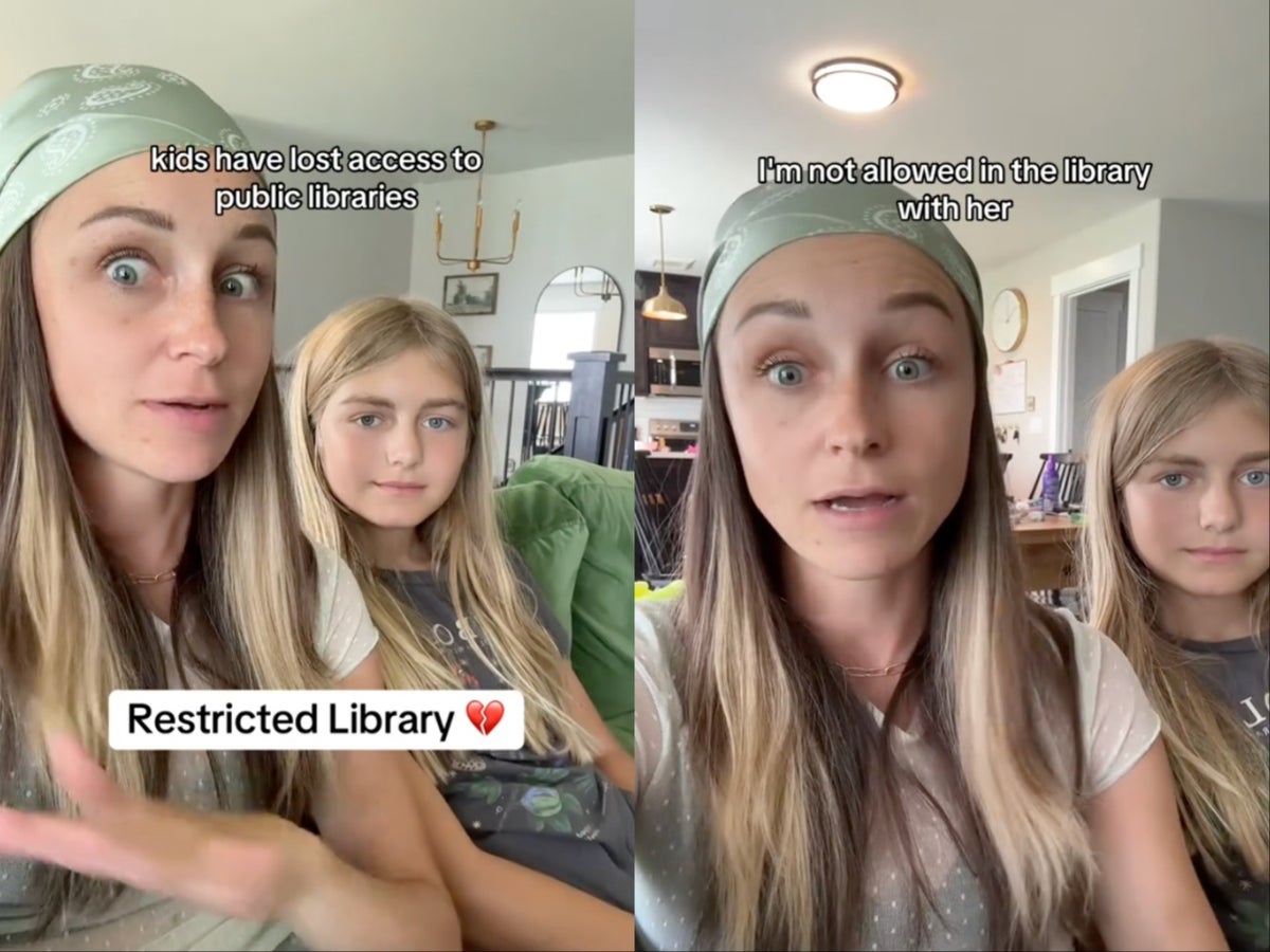 Mother points out ridiculousness of new library law that bans children from adult section