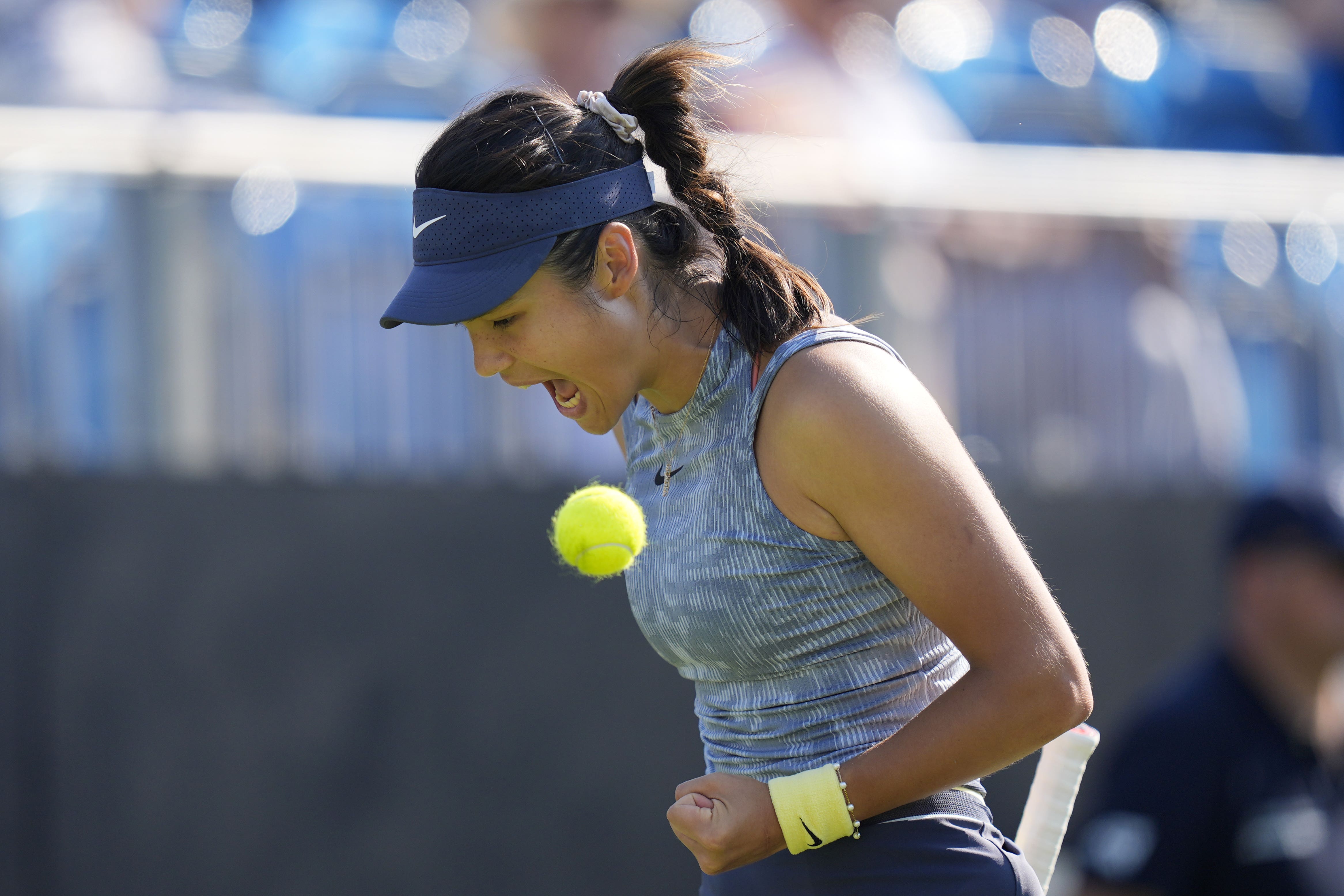 Emma Raducanu lost to Paula Badosa (Andrew Matthews/PA)