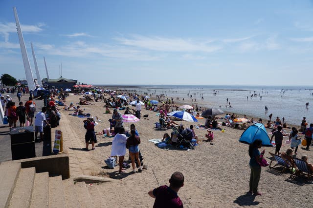 The seafront at Southend (Ian West/PA)