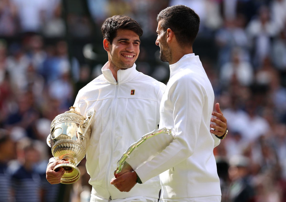 When will Novak Djokovic play Carlos Alcaraz in the Olympics final? 