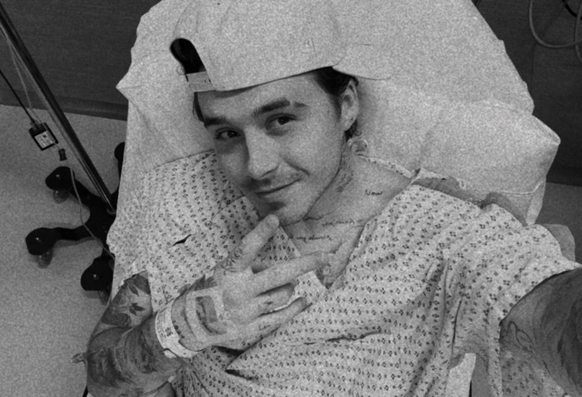 Brooklyn Beckham shares health update from hospital bed as he reveals serious injury