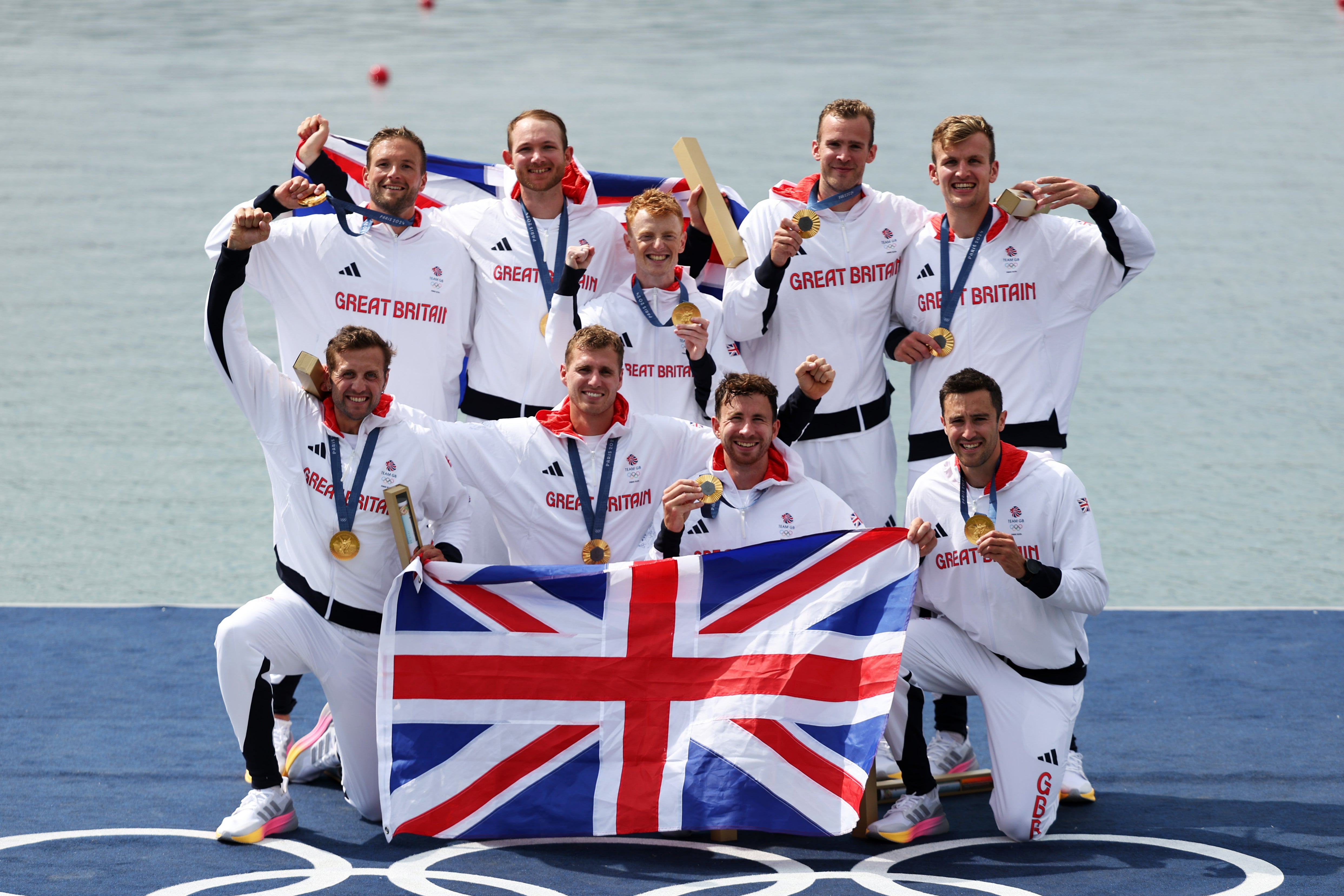 The GB men’s eight completed a brilliant regatta for the British boats with gold