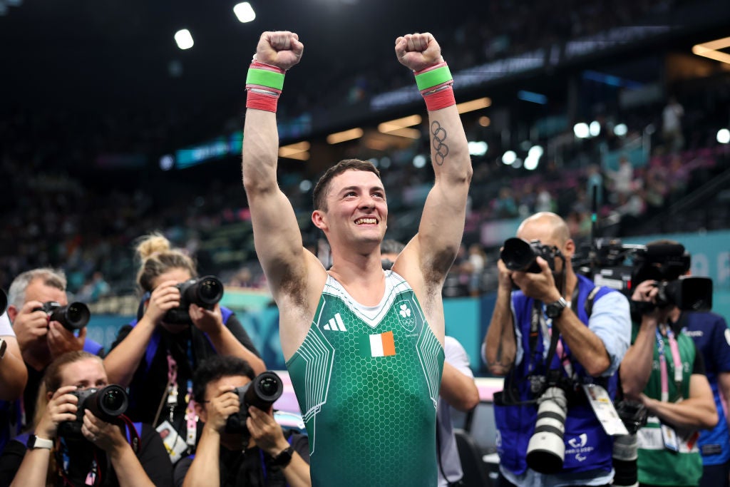 Rhys McClenaghan, the two-time world champion, won Ireland’s first ever gymnastics gold