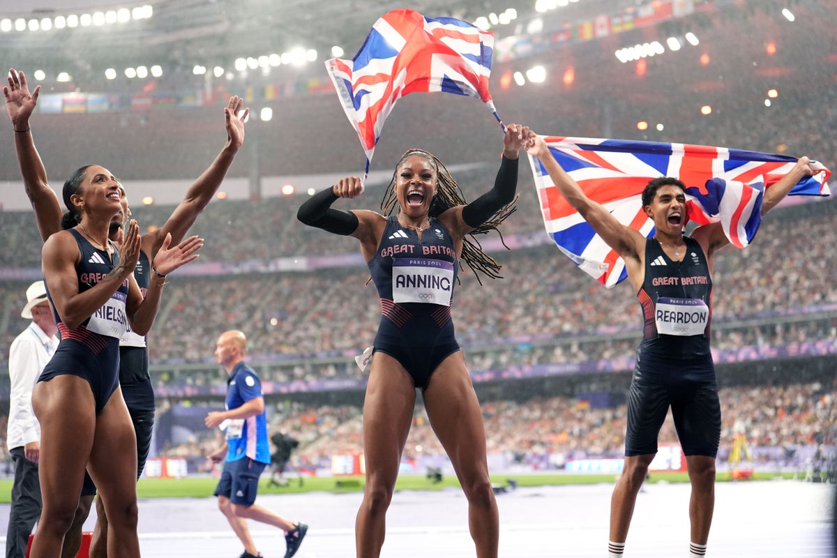 Team GB secure first athletics medal in Paris in relay race thriller