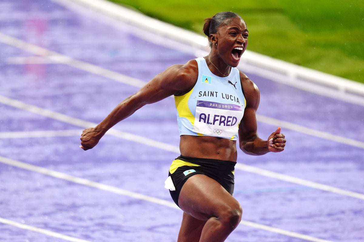 St Lucia’s Julien Alfred takes women’s sprint gold with Daryll Neita fourth