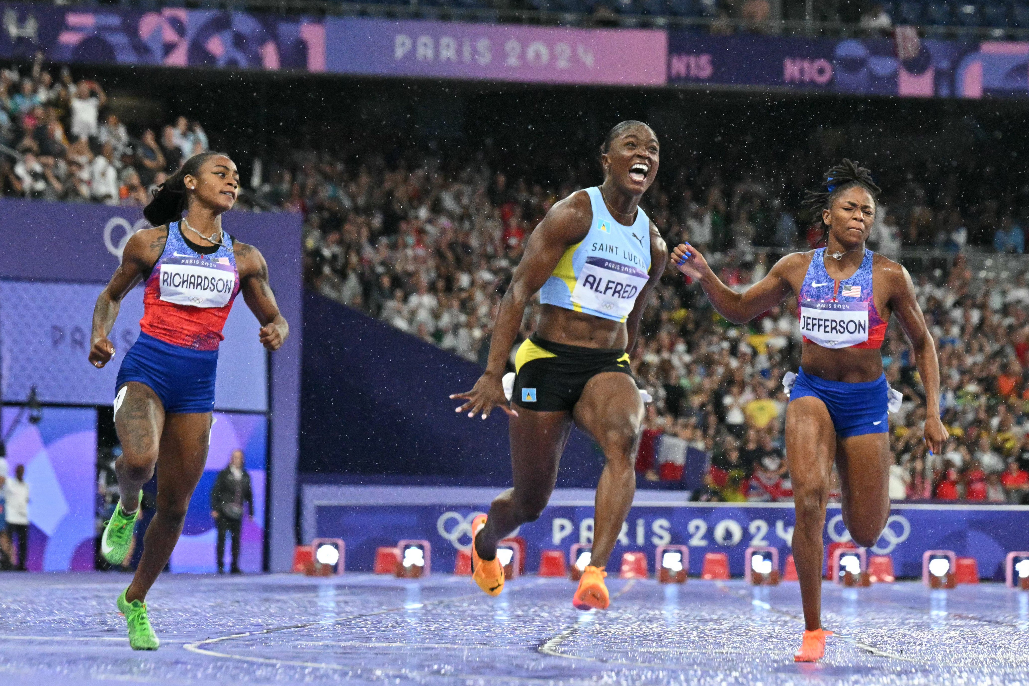 Sha’Carri Richardson takes silver in women’s 100m final at her first ...