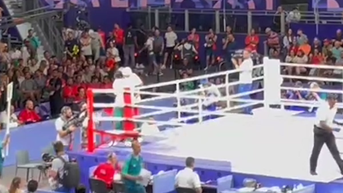 Eligibility-row boxer Imane Khelif embraces team as she secures medal in Paris Olympics