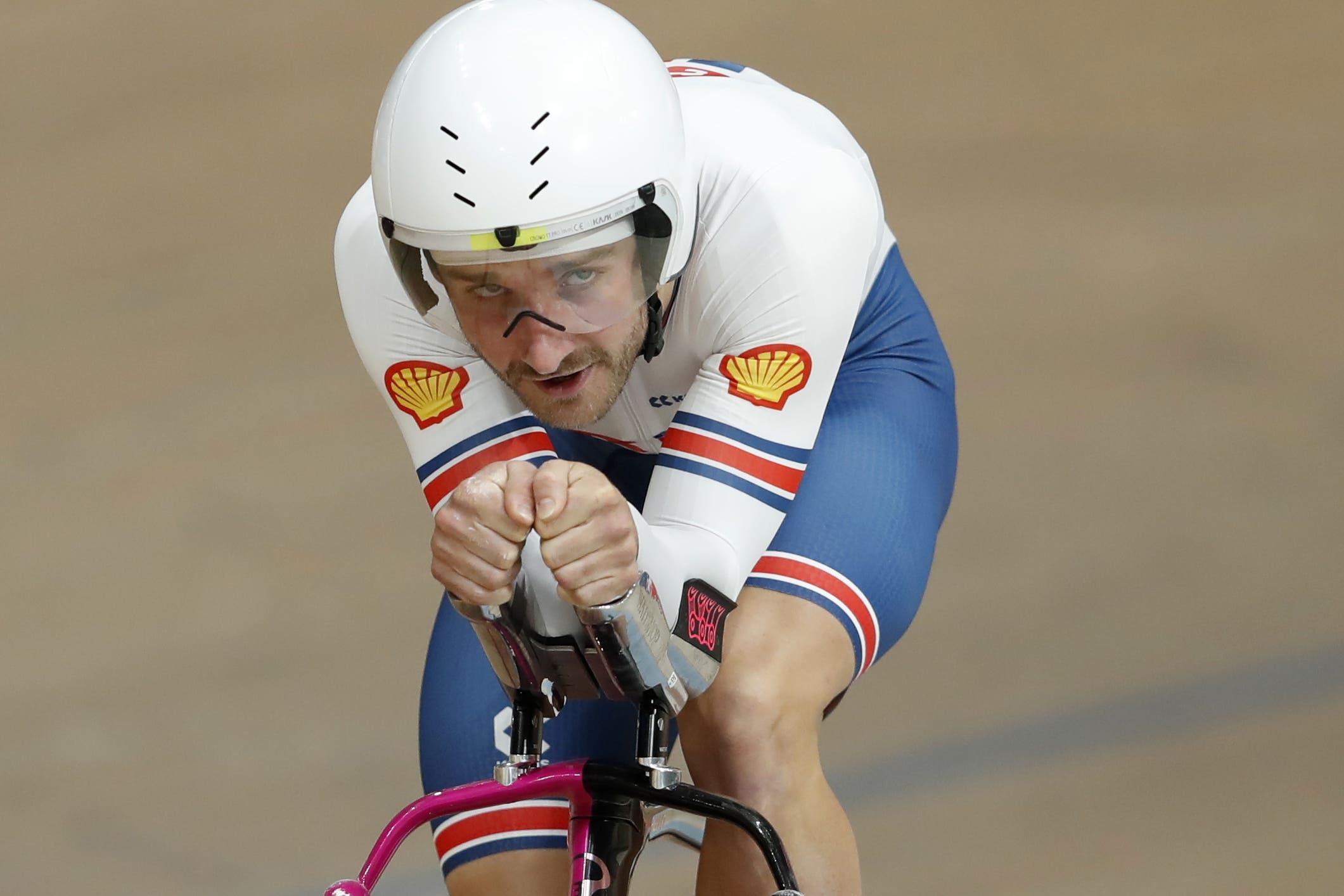 Dan Bigham is out to help Great Britain regain the men’s team pursuit title at Paris 2024 (Will Matthews/PA)