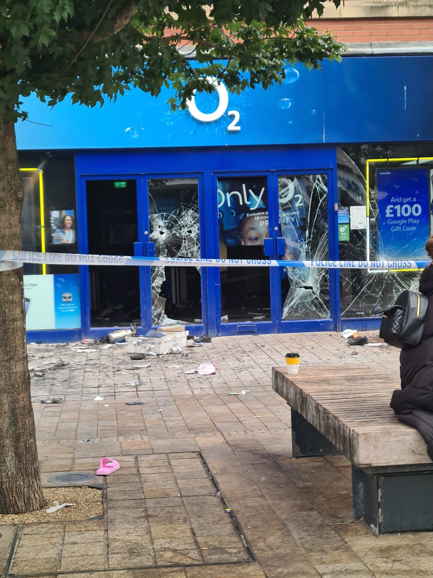 Areas within the city have largely reopened following Saturday’s disorder, but a number of shops remain closed