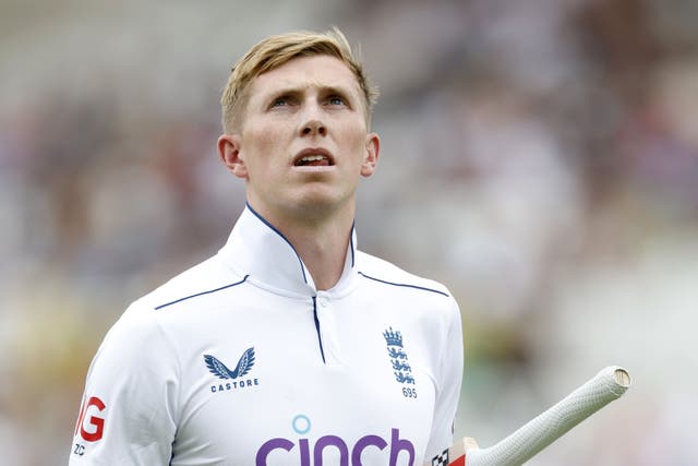 Zak Crawley has been left out of the Test squad due to injury (Nigel French/PA)