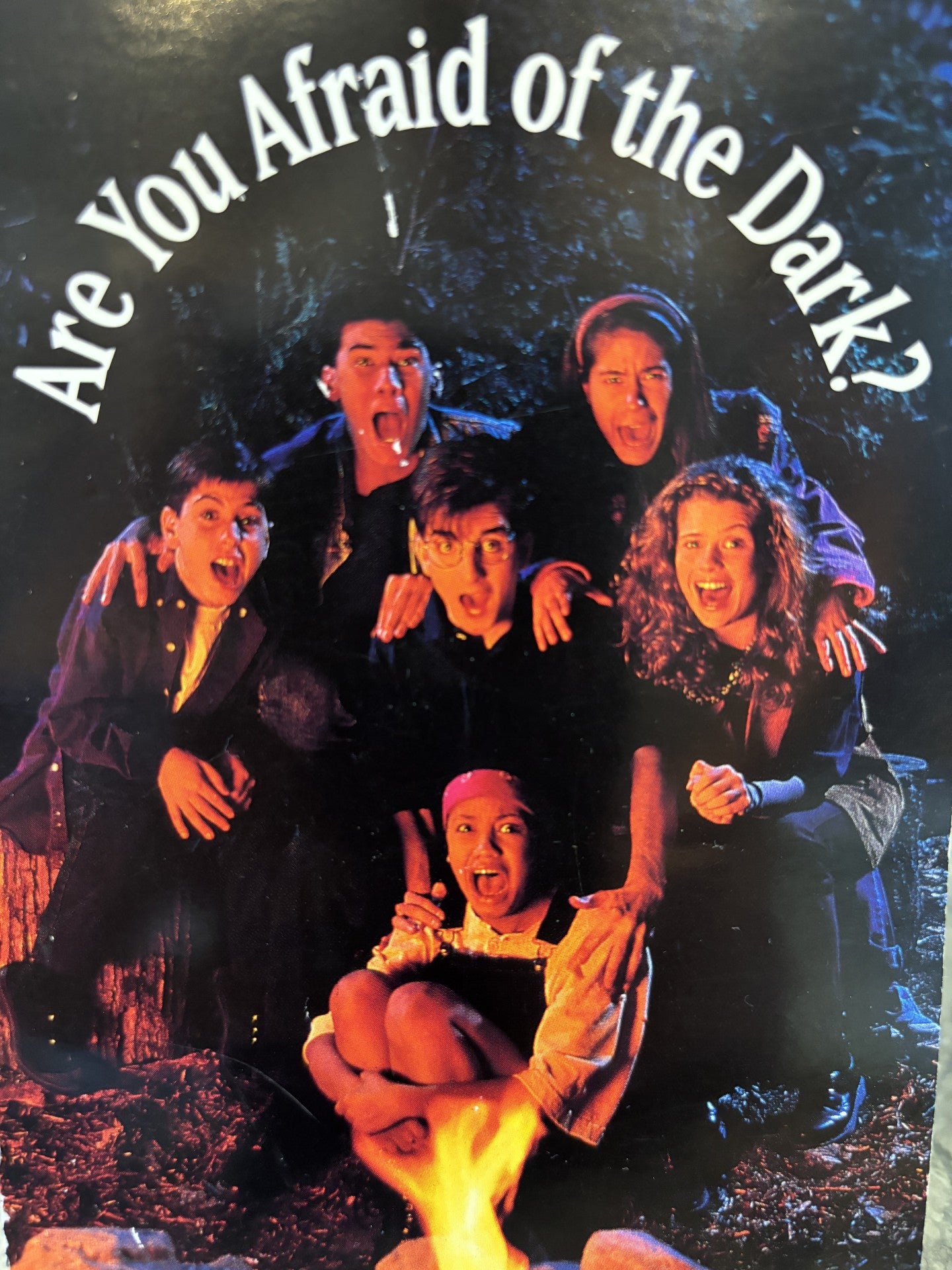 A promotional postcard for ‘Are You Afraid of the Dark?’