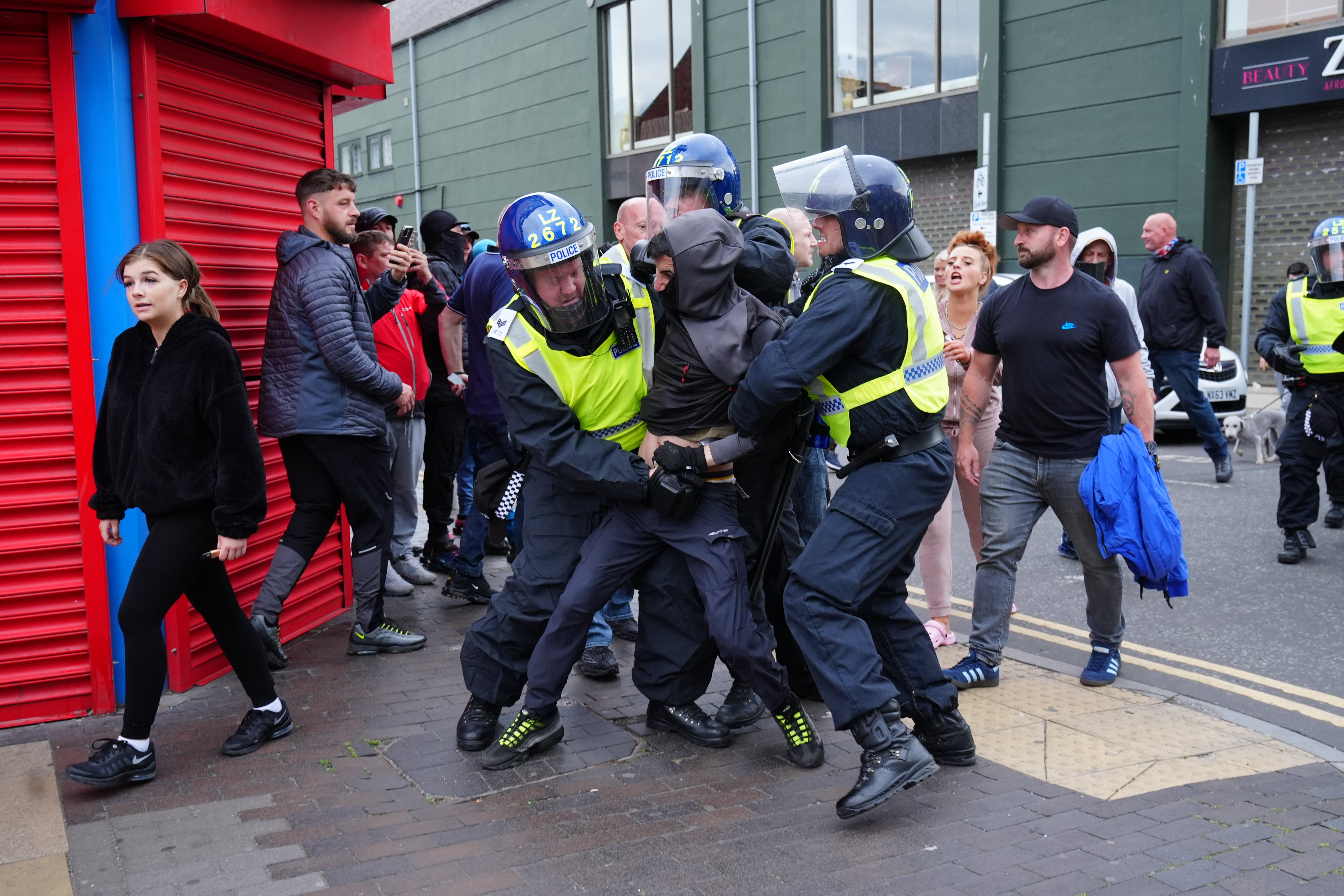 Robinson has been linked to widespread rioting around the UK in the wake of the killing of three young girls at a Taylor Swift-themed holiday club in Southport, Merseyside, on Monday.