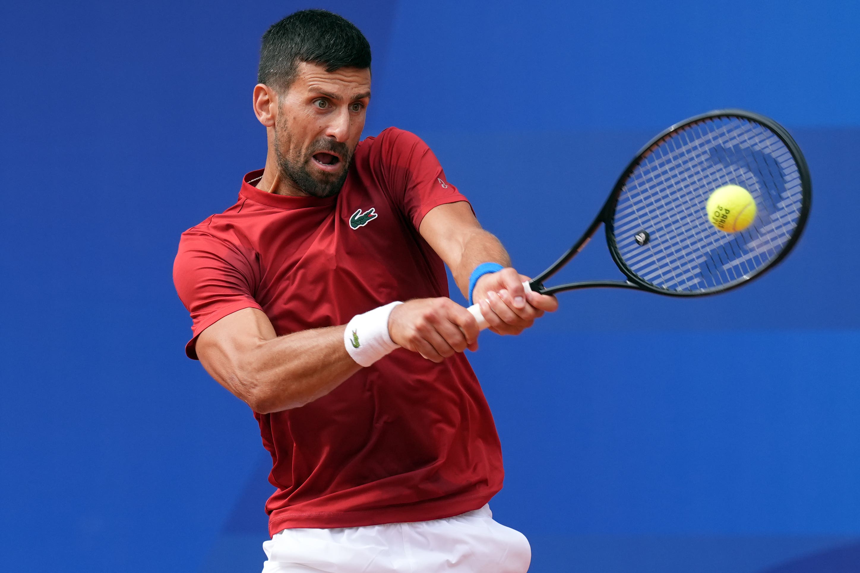 Novak Djokovic had previously only won a bronze at the Olympics