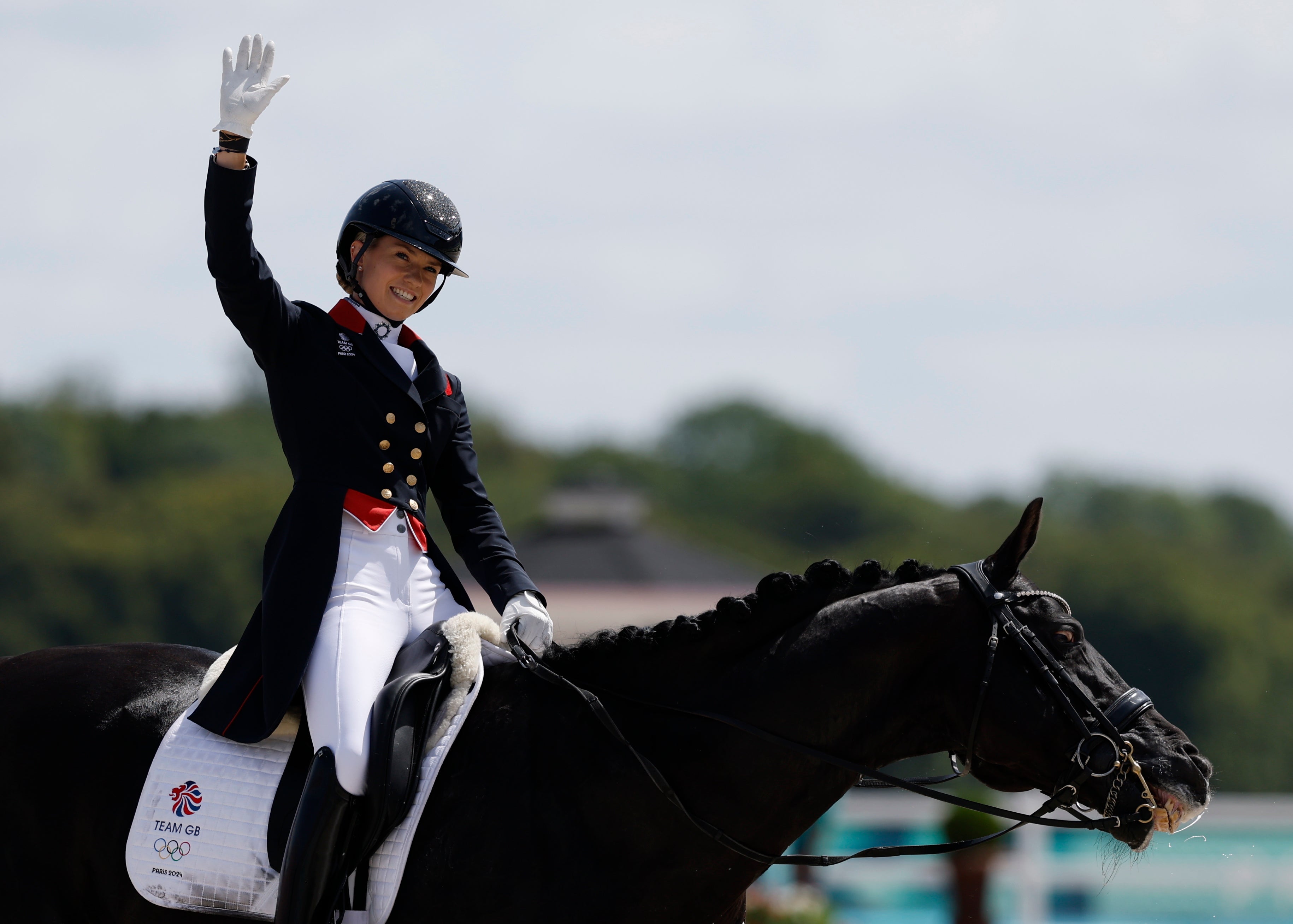 Fry claimed bronze in dressage