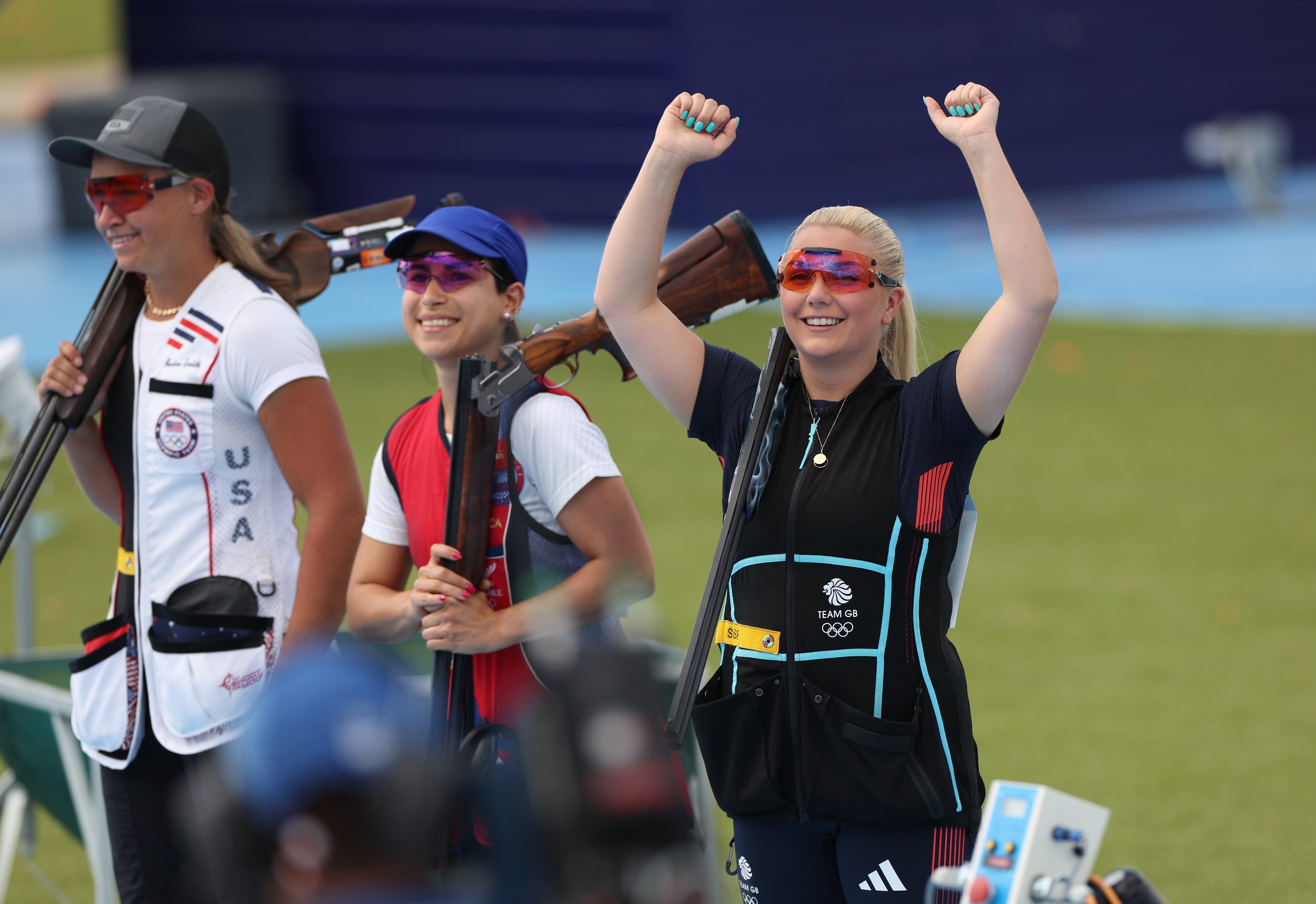 Isabelle Rutter Amber Rutter wins skeet silver medal three months after giving birth ...