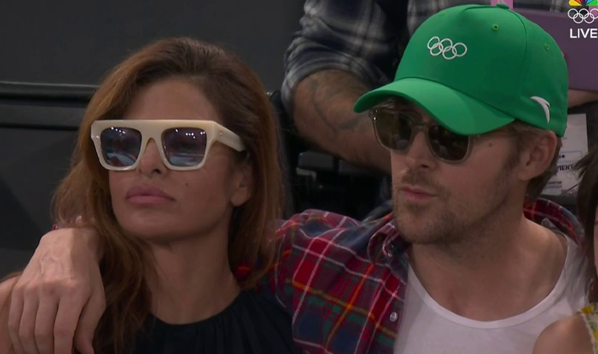 Eva Mendes and Ryan Gosling make rare public outing at Paris 2024 Olympics