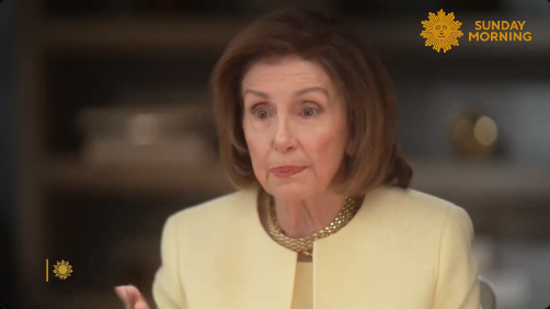 The former House Democratic leader denied on CBS Sunday Morning that she had placed any calls to convince Democrats to come out in support of Biden stepping aside