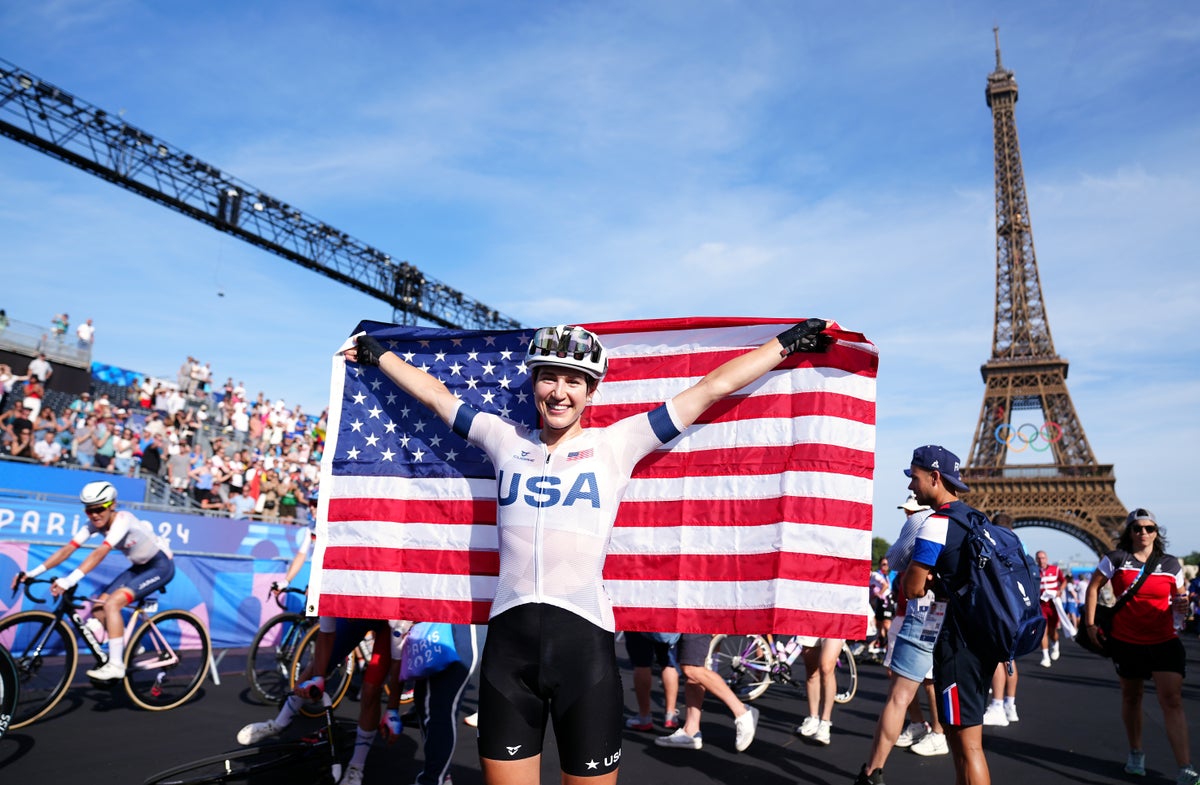 Pfeiffer Georgi upbeat despite squandering golden opportunity in the women’s road race