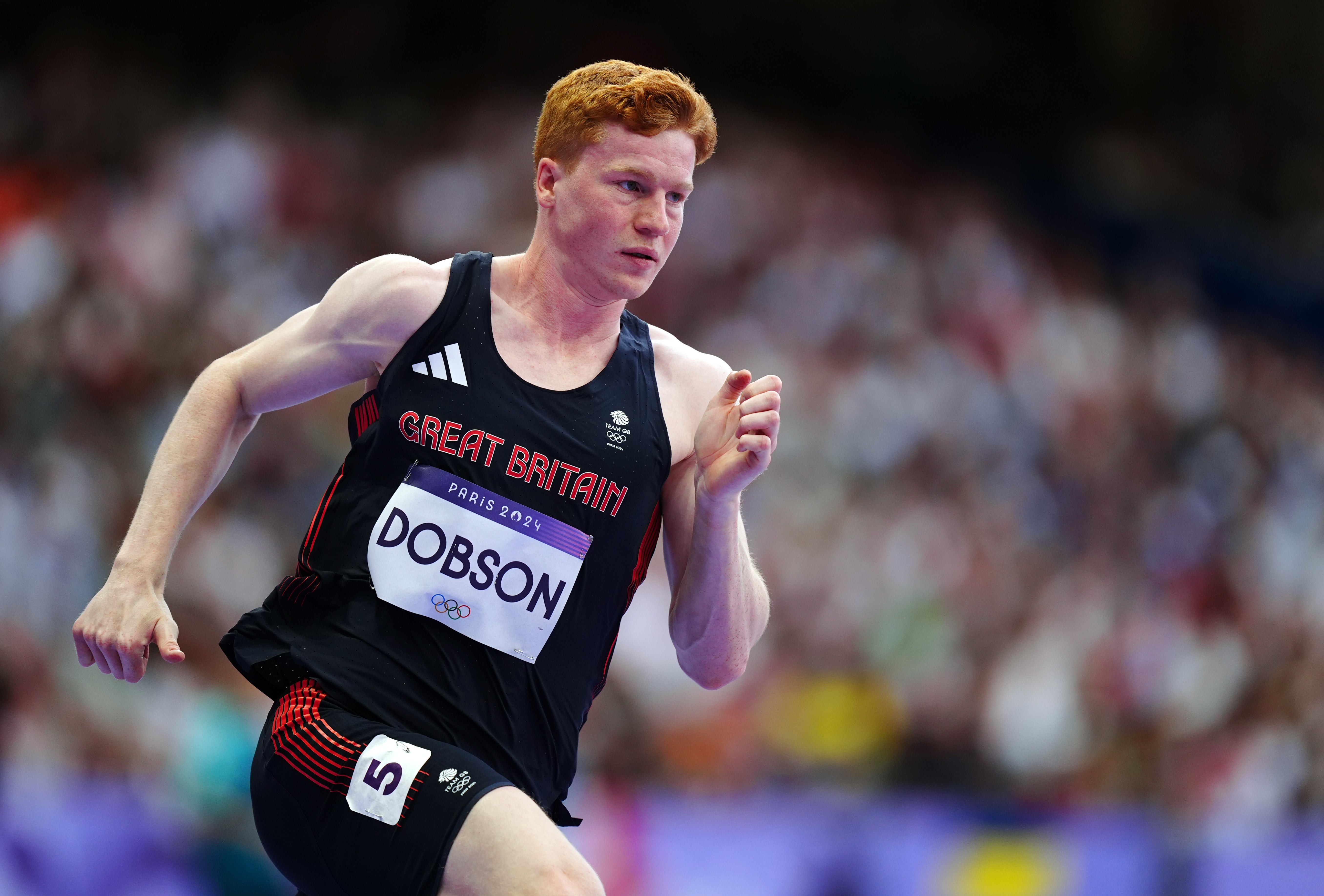 Great Britain’s Charlie Dobson won his 400 metres heat at Stade de France (Mike Egerton/PA).